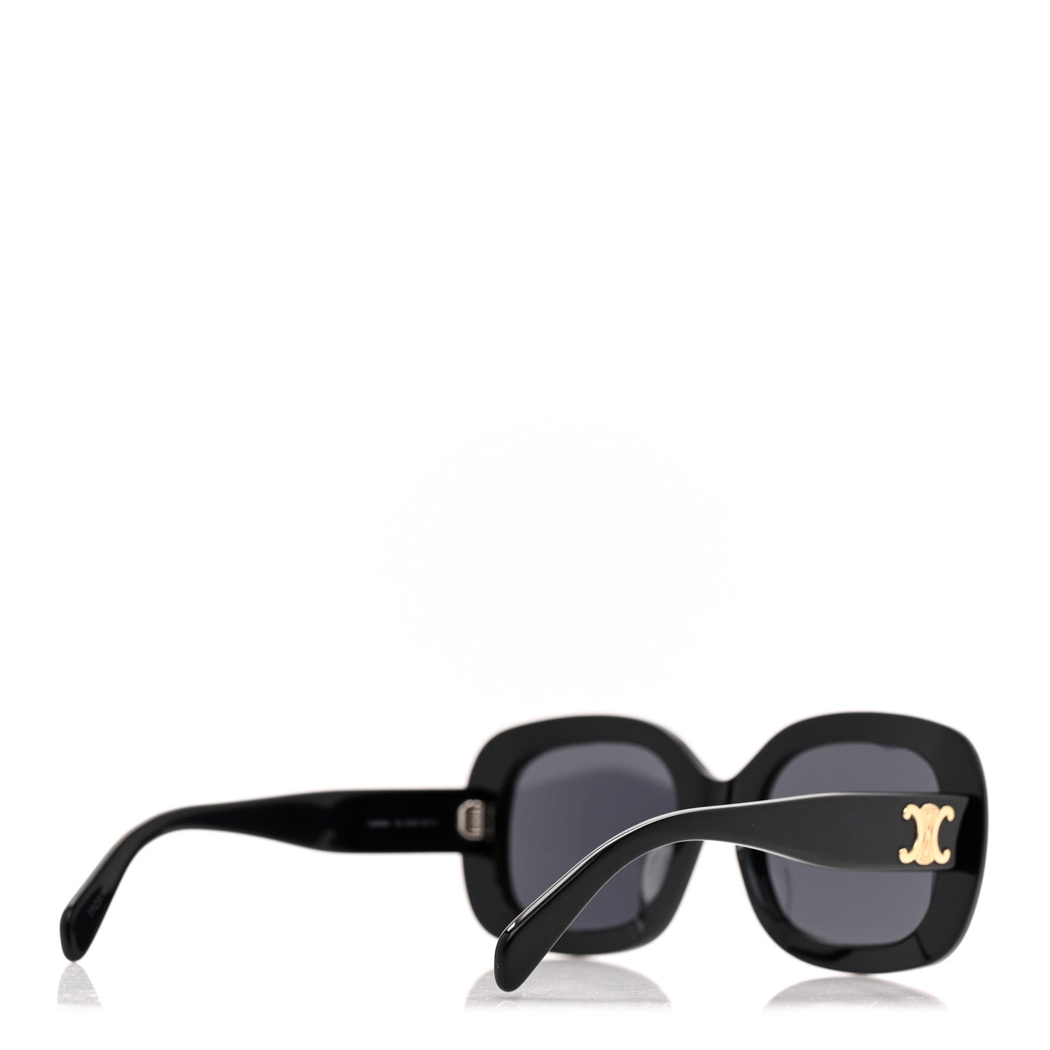 Celine Acetate Triomphe 01 Sunglasses CL40262U Black 4 of 8