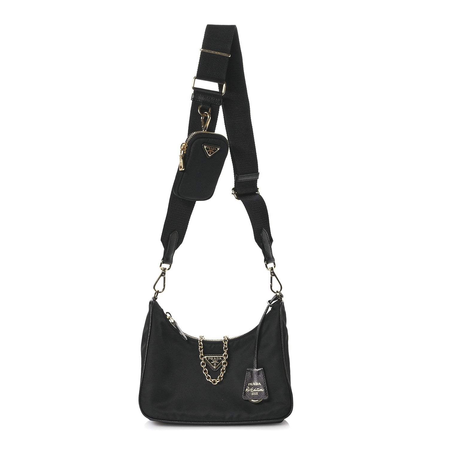 Prada Nylon Re-Edition 2005 Shoulder Bag Black 1 of 13