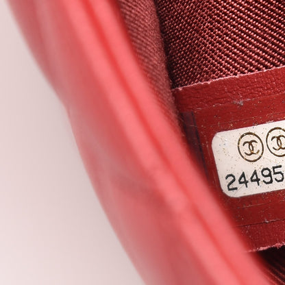 Chanel Caviar Quilted All About Flap Bag Red 7 of 14