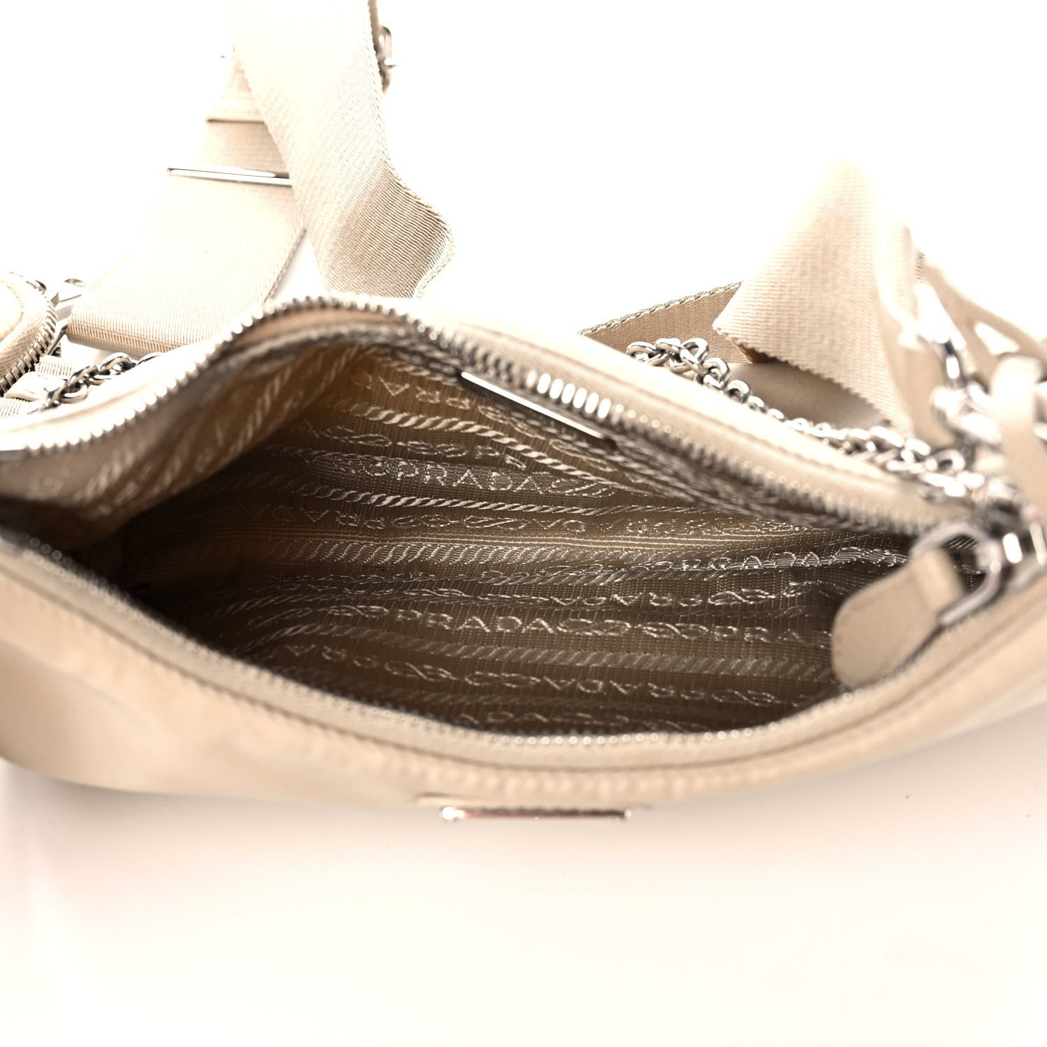 Prada Nylon Re-Edition 2005 Shoulder Bag Deserto 5 of 12