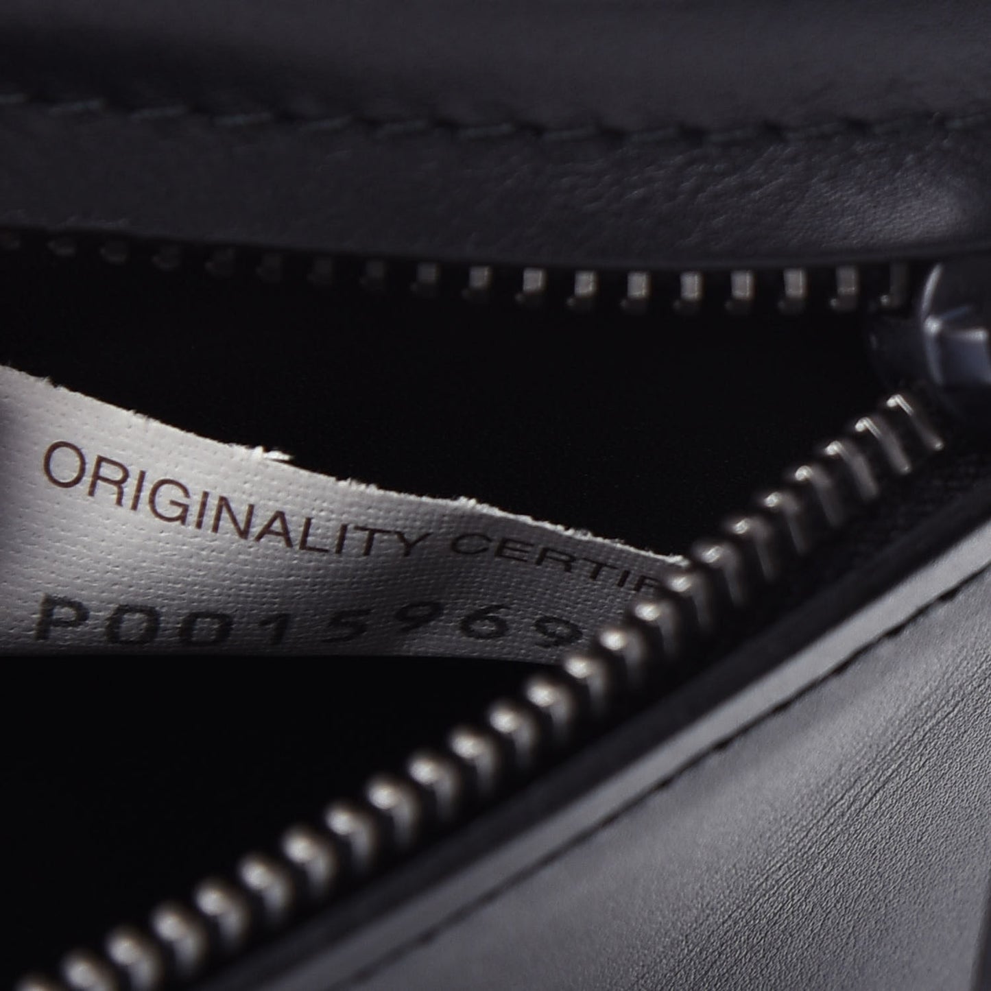 Calfskin Intrecciato Card Case Black