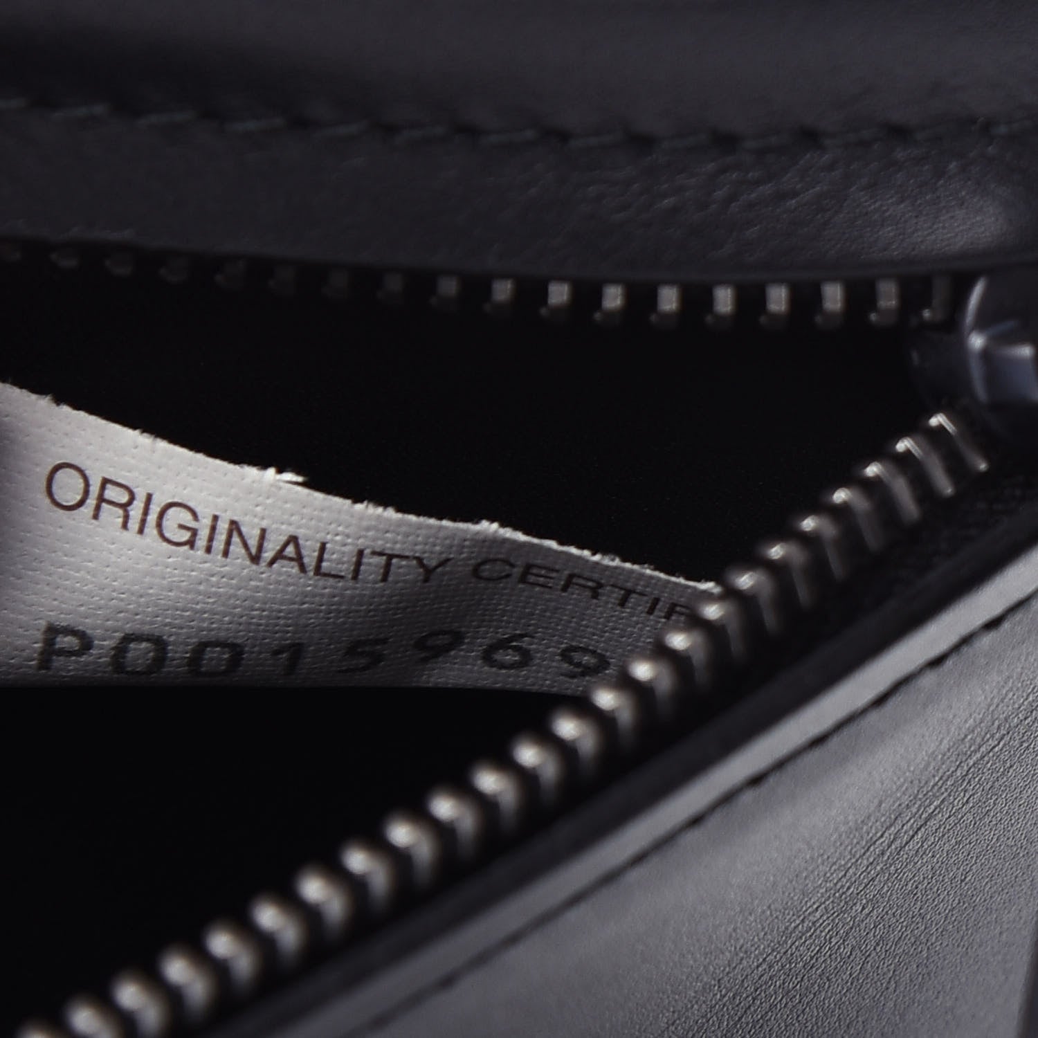 Bottega Veneta Calfskin Intrecciato Card Case Black 8 of 9
