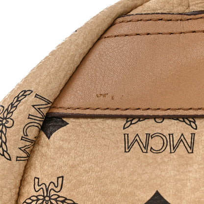 MCM Visetos Medium Sprinkle Stud Stark Backpack Beige 14 of 17