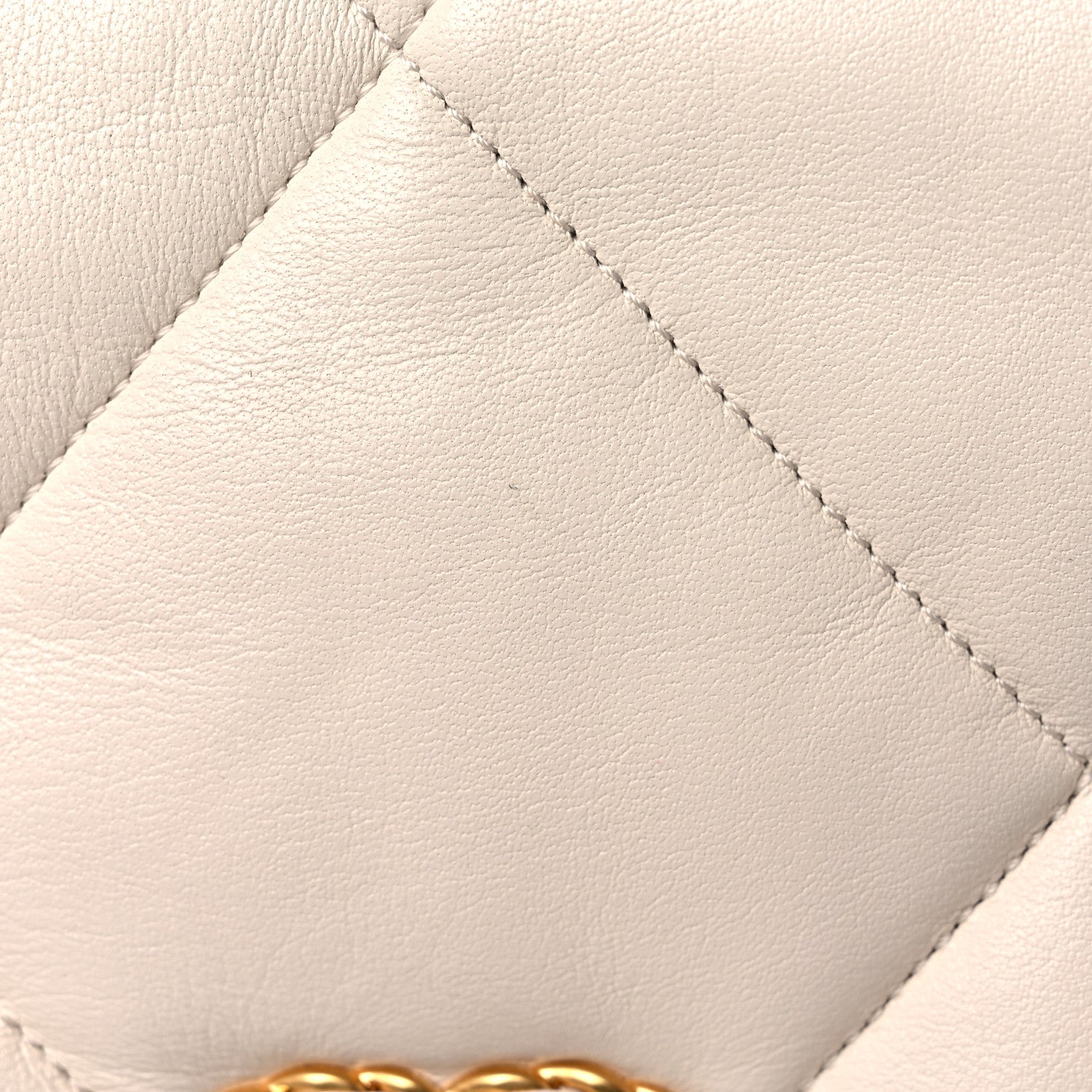 Chanel Goatskin Quilted Large Chanel 19 Flap Light Beige 10 of 10