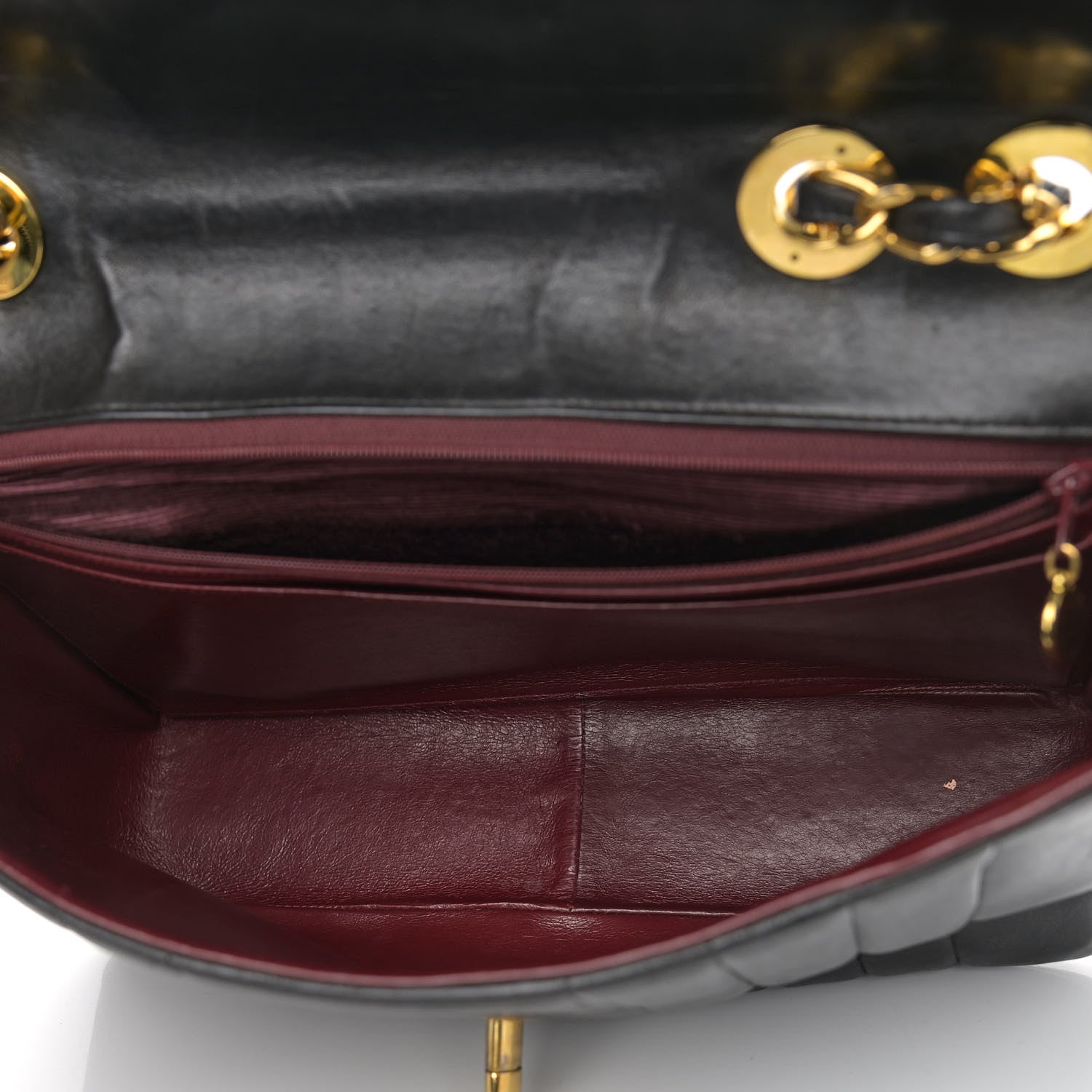 Chanel Lambskin Vertical Quilt Jumbo Single Flap Black 5 of 16