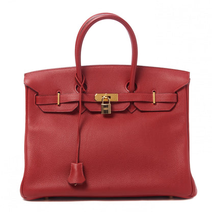 Hermes Togo Birkin 35 Rouge Vif 1 of 27