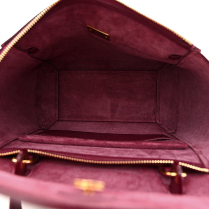 Celine Grained Calfskin Micro Belt Bag Plum 5 of 10