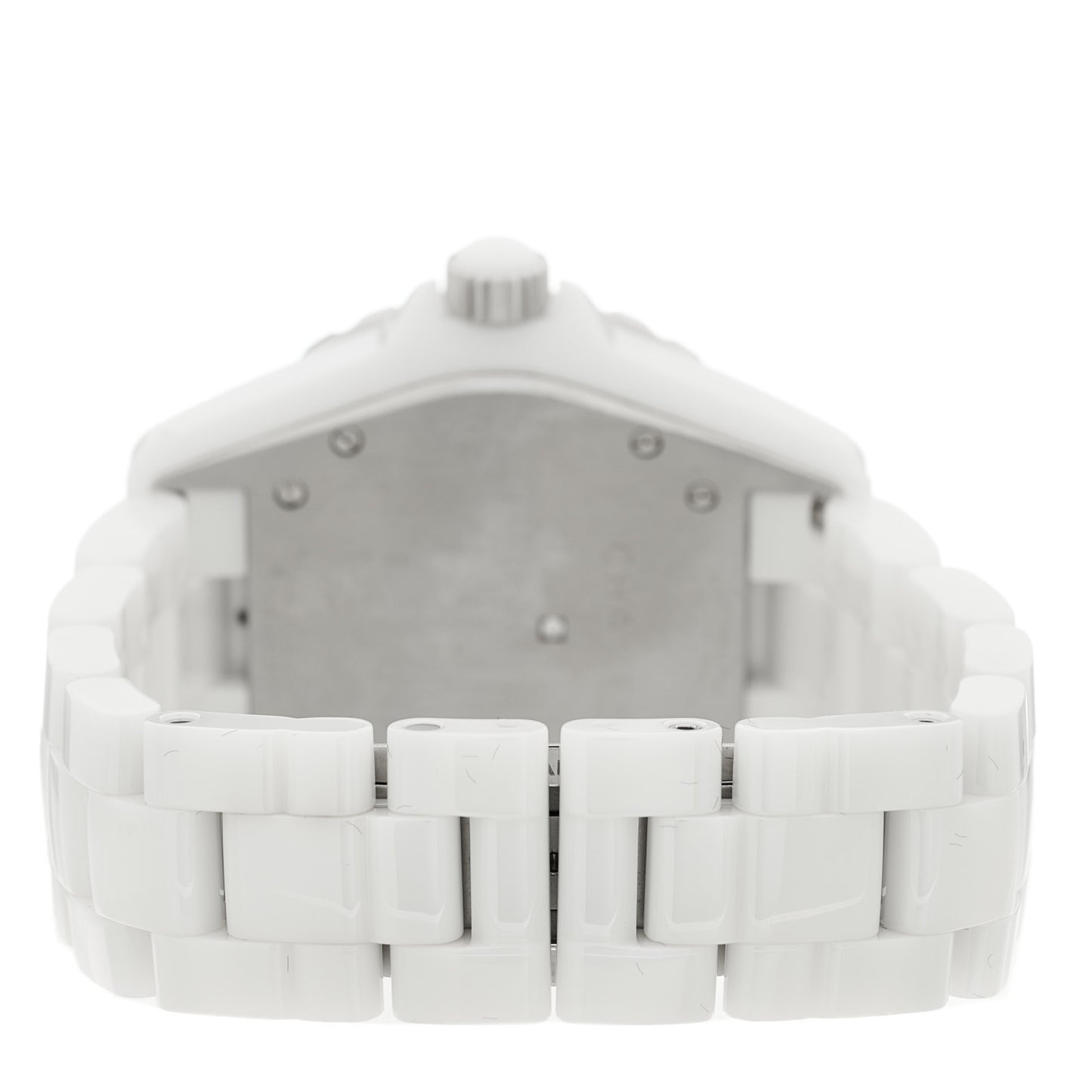 Stainless Steel Ceramic 38mm J12 Limited Edition Mademoiselle Automatic Watch White