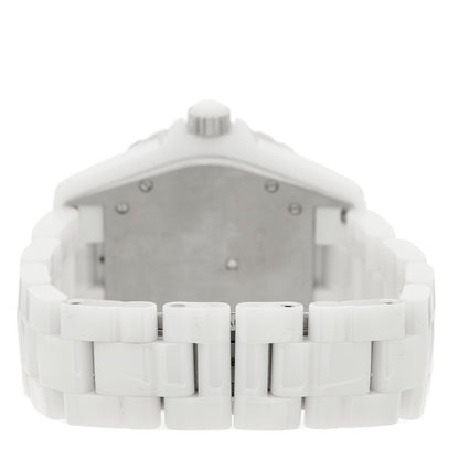 Chanel Stainless Steel Ceramic 38mm J12 Limited Edition Mademoiselle Automatic Watch White 3 of 4