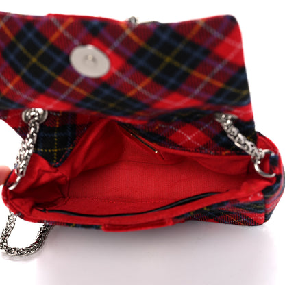 Christian Louboutin Wool Sweet Charity Crossbody Bag Plaid 5 of 11