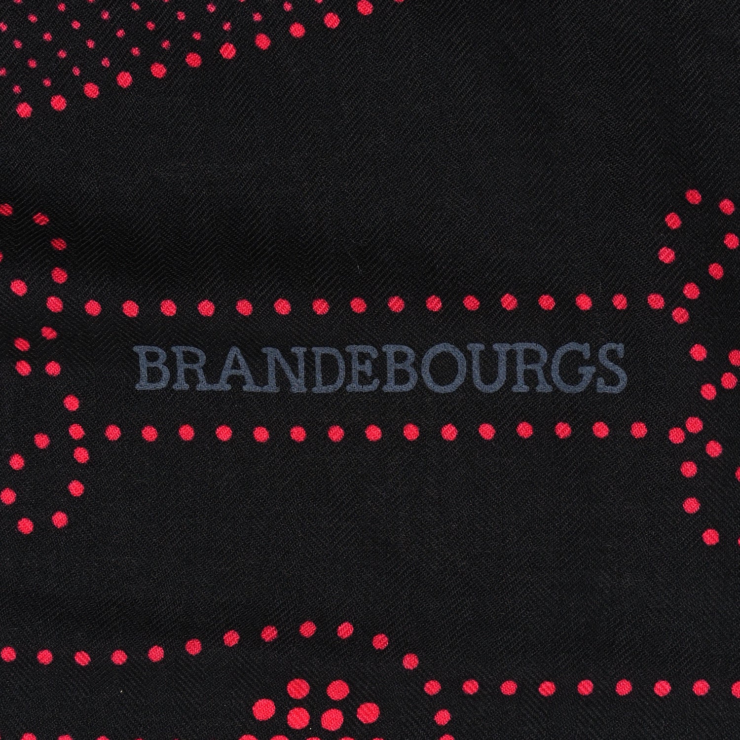 Hermes Cashmere Silk Brandebourgs Points Shawl 140 Black Fuchsia Jaune 5 of 5