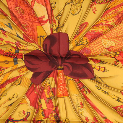 Hermes Silk Soleil De Soie Scarf 90 1 of 5