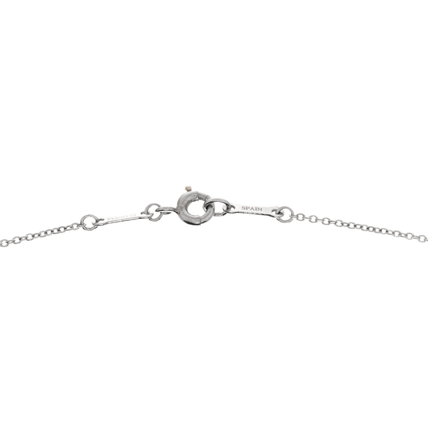 Platinum Diamond 9mm Elsa Peretti Cross Pendant Necklace