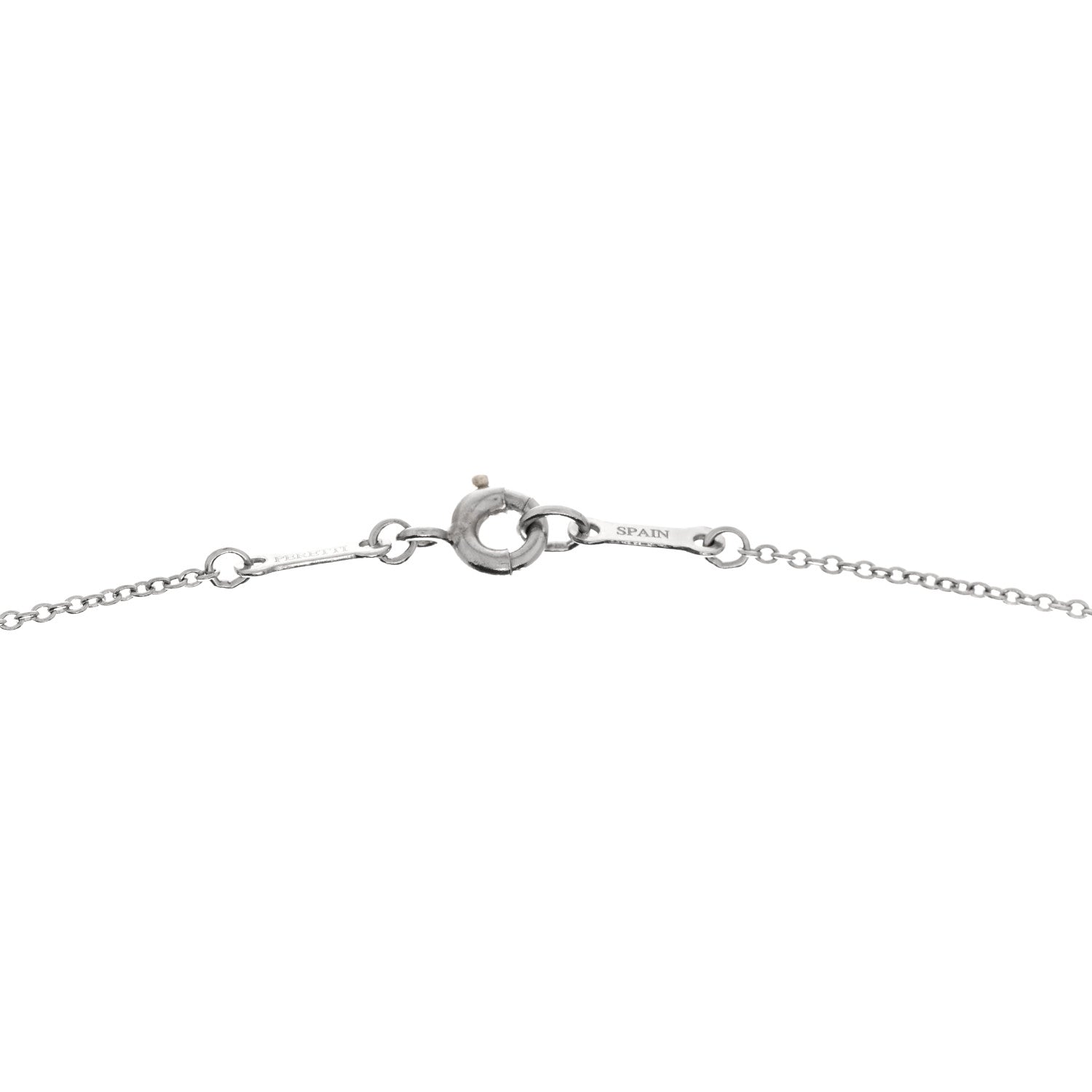 Tiffany Platinum Diamond 9mm Elsa Peretti Cross Pendant Necklace 4 of 5