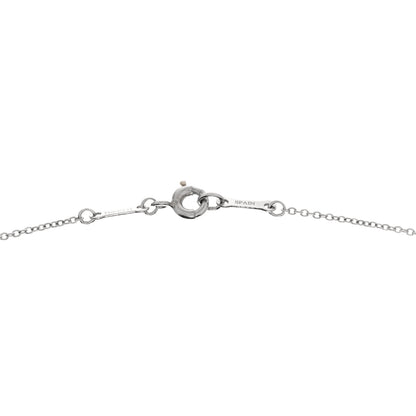 Tiffany Platinum Diamond 9mm Elsa Peretti Cross Pendant Necklace 4 of 5