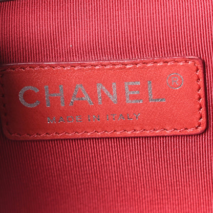 Chanel Iridescent Lambskin Calfskin Quilted Gabrielle Backpack Light Purple 6 of 10