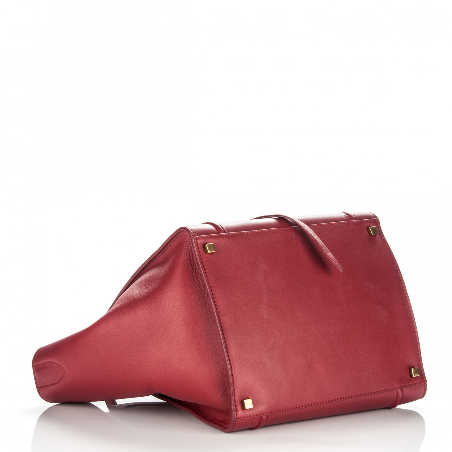 Supple Calfskin Medium Phantom Luggage Red