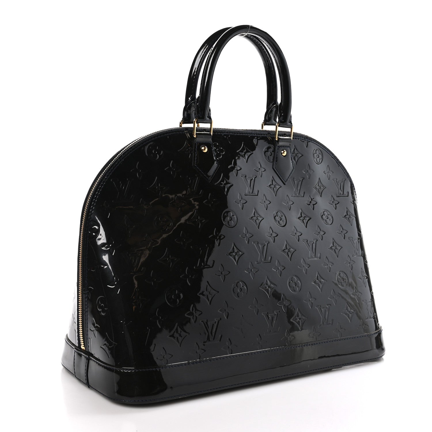 Louis Vuitton Vernis Alma GM Noir Magnetique 3 of 10