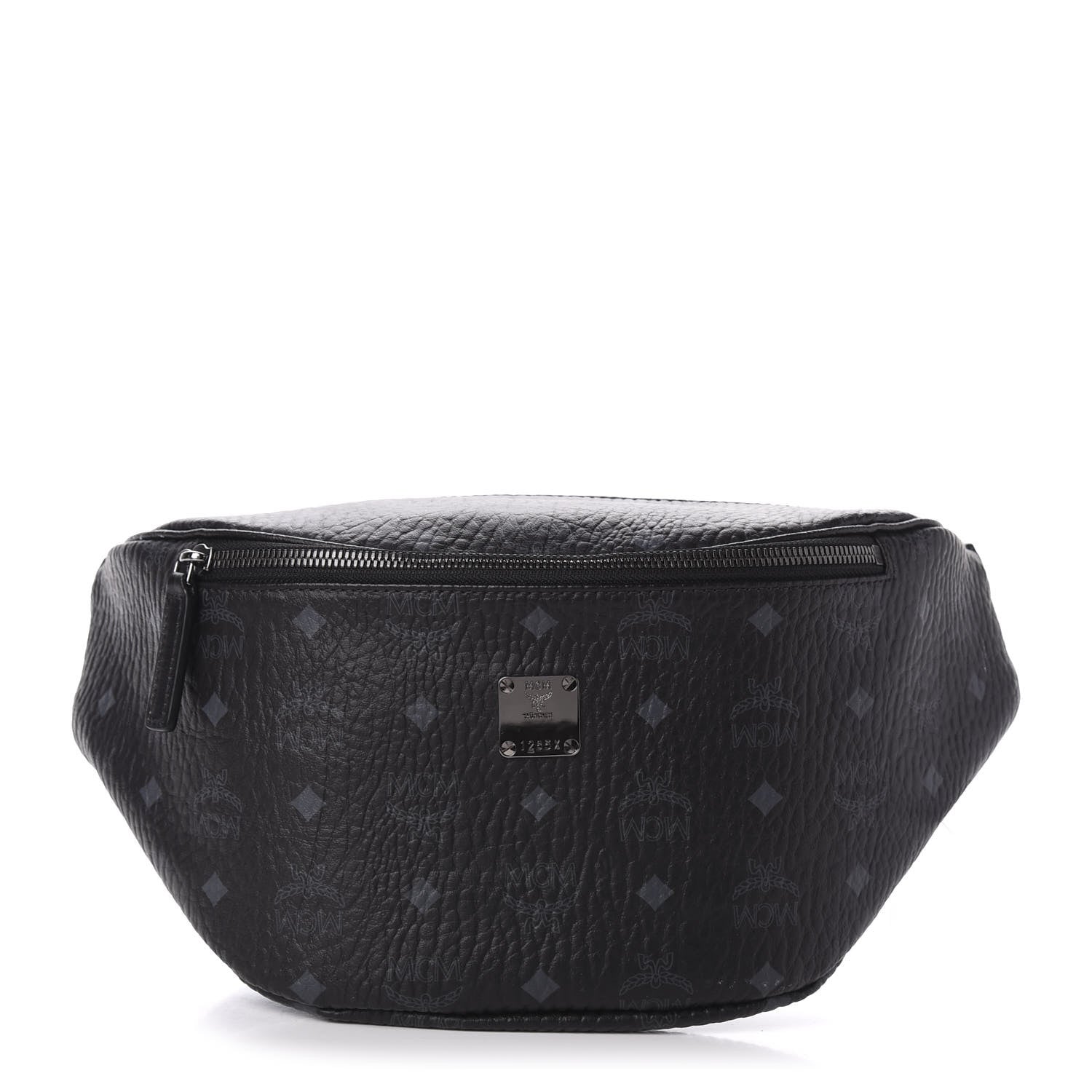 MCM Visetos Medium Stark Belt Bag Black 1 of 9