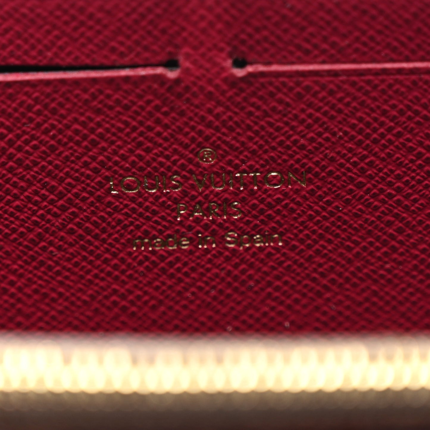 Monogram Clemence Wallet Fuchsia