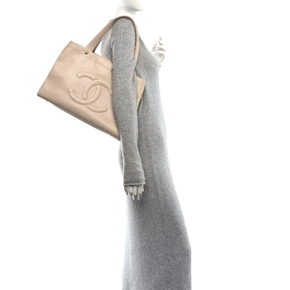 Chanel Caviar CC Tote Beige 2 of 10