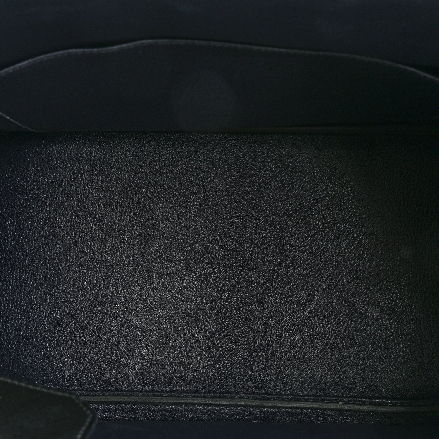 Hermes Epsom Horseshoe Birkin 35 Black Bleu Nuit 5 of 18