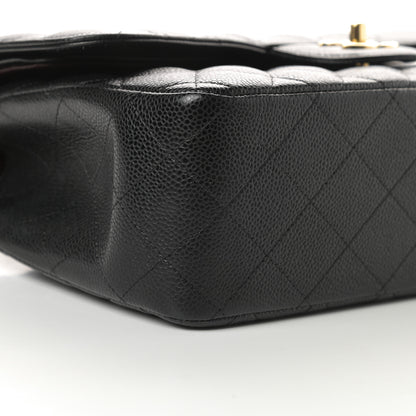 Chanel Caviar Quilted Jumbo Double Flap Black 9 of 11