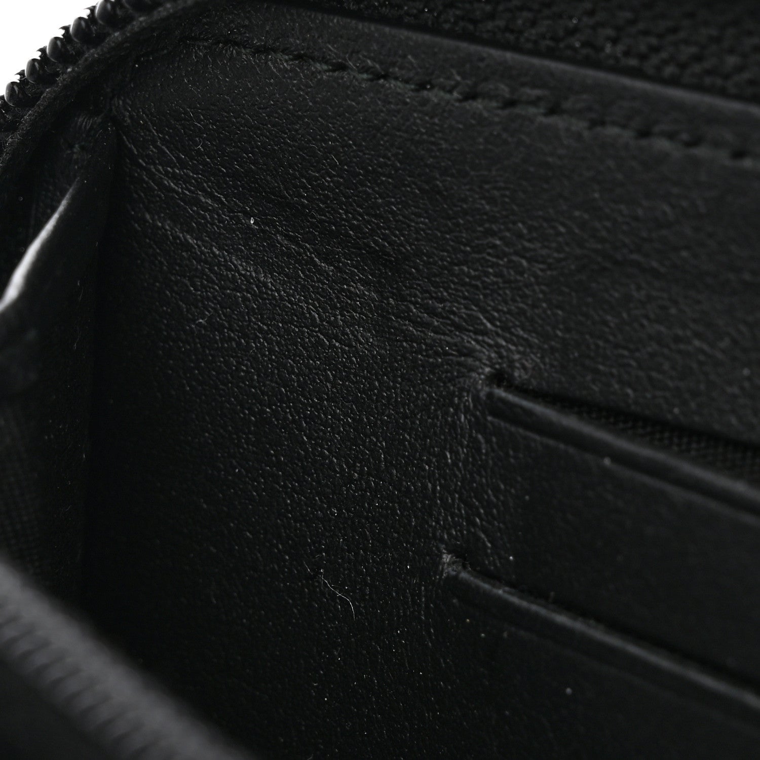 Chanel Caviar Quilted Boy Small Zip Around Wallet Black 9 of 12