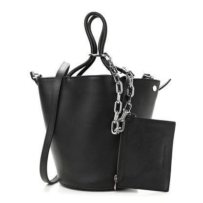 Alexander Wang Calfskin Roxy Large Chain Bucket Black Silver Hardware 1 of 11