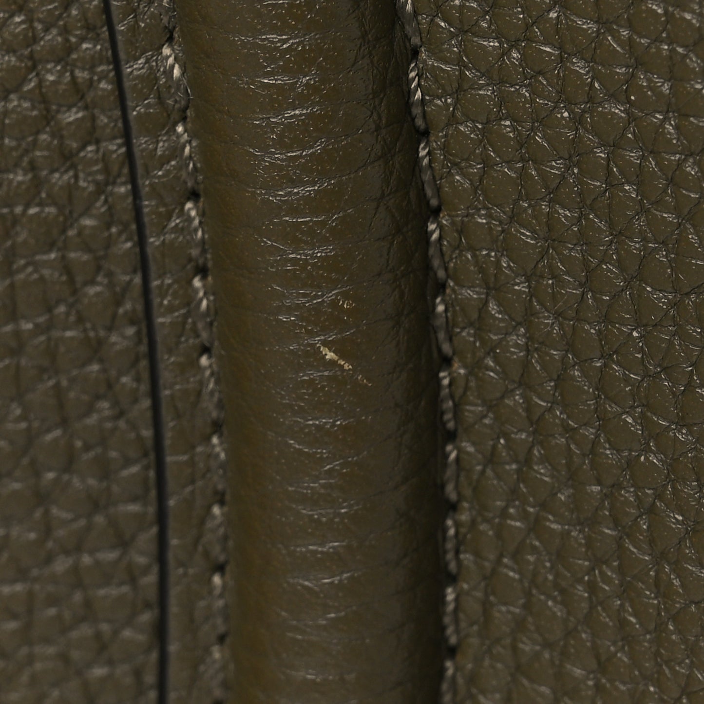 Drummed Calfskin Mini Luggage Souris