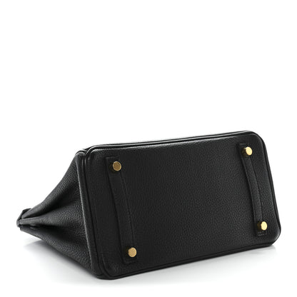 Hermes Togo Birkin 25 Black 4 of 11