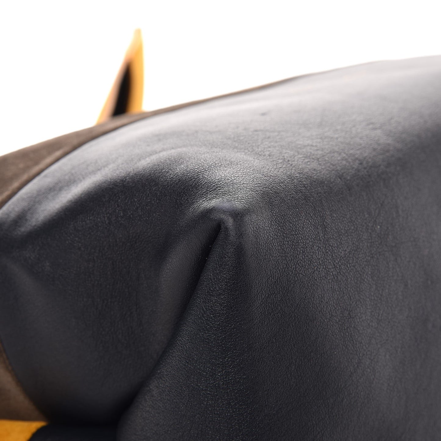 Calfskin Suede All Soft Shoulder Bag Amber