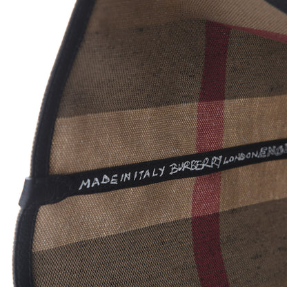 Burberry Coated Canvas Mega Check Medium Doodle Tote Black 8 of 9