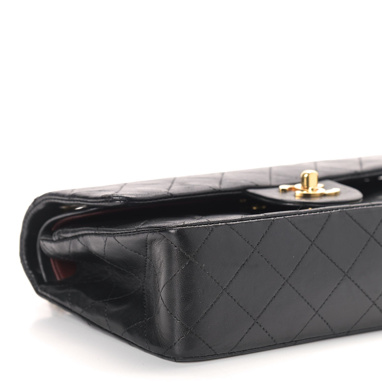 Chanel Lambskin Quilted Small Double Flap Black 8 of 9
