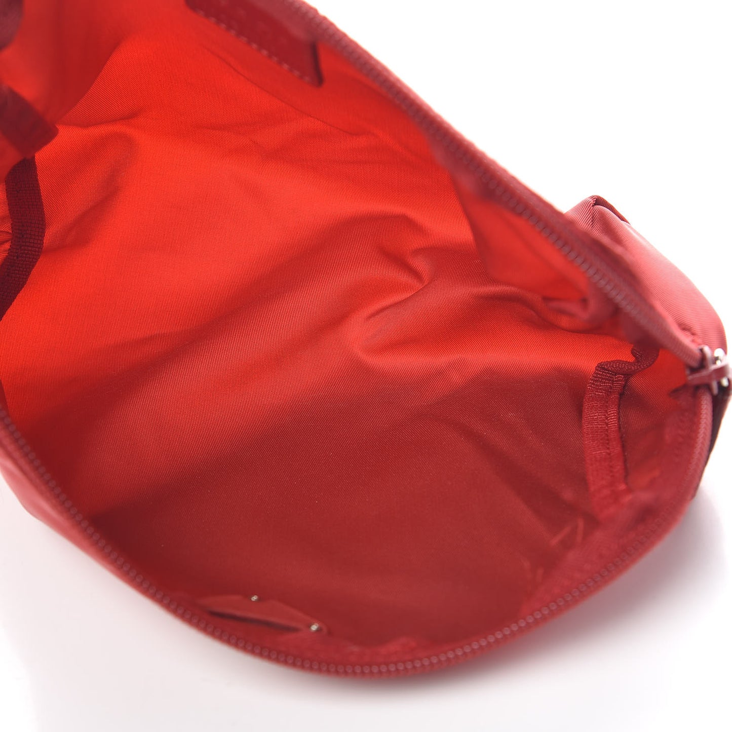 Nylon Vela Cosmetic Pouch Rosso