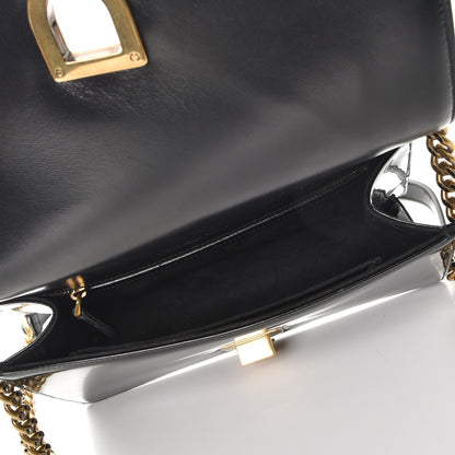 Christian Dior Patent Studded Medium Diorama Flap Bag Black 6 of 8