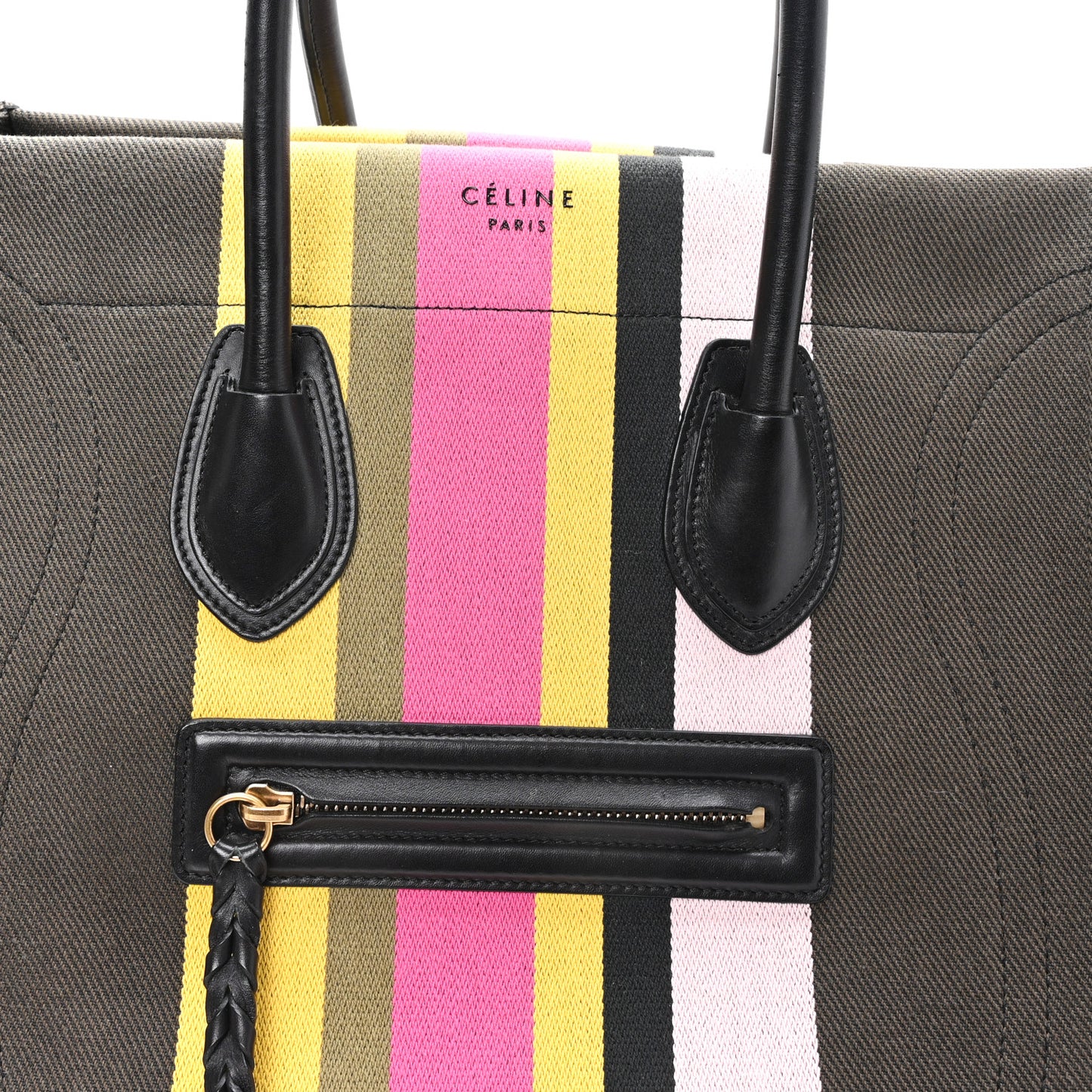 Canvas Striped Medium Phantom Luggage Multicolor
