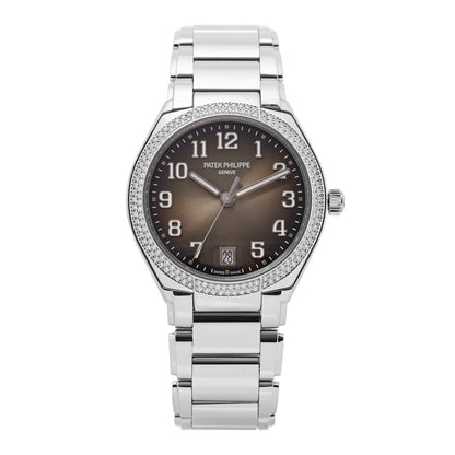 Patek Philippe Stainless Steel Diamond 36mm Twenty-4 Automatic Watch Grey 7300/1200A-010 1 of 5