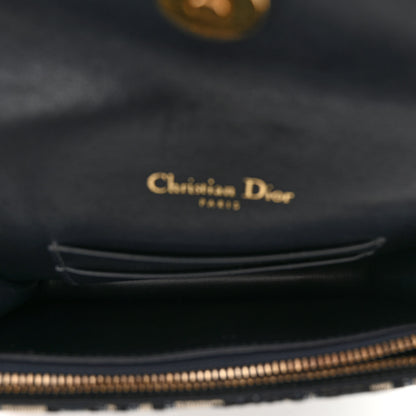 Christian Dior Oblique Saddle Belt Bag Blue 5 of 10