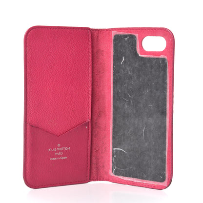 Louis Vuitton Mahina iPhone 7 Folio Case Fuchsia 4 of 7