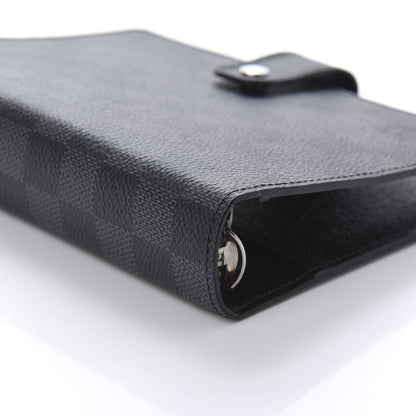 Louis Vuitton Damier Graphite Medium Ring Agenda Cover 6 of 9