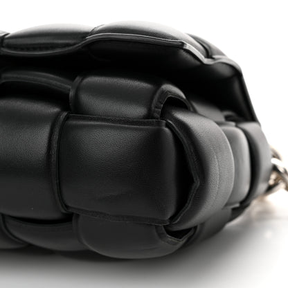 Bottega Veneta Lambskin Maxi Intreccio Padded Chain Cassette Crossbody Bag Black 10 of 10