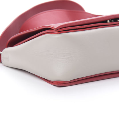 Celine Shiny Smooth Calfskin Medium Frame Shoulder Bag Poppy Red Clay 9 of 14