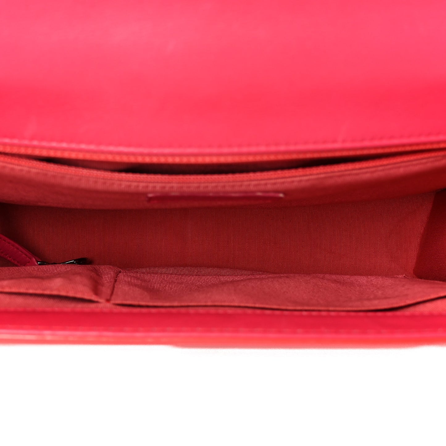 Patent Quilted Large Boy Flap Pink