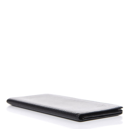 Louis Vuitton Epi Checkbook Organizer Wallet Black 4 of 10