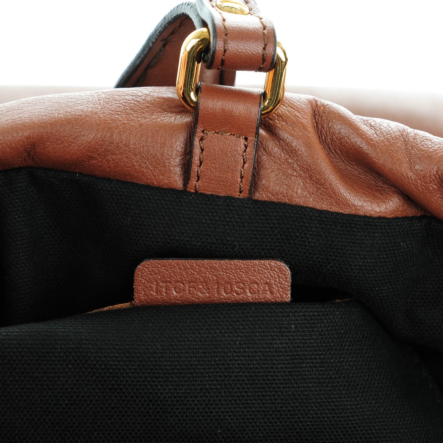 Burberry Soft Calfskin House Check Big Crush Tote Tan 8 of 8