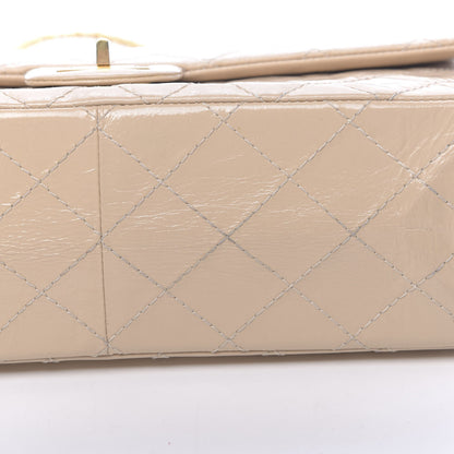 Chanel Distressed Patent Quilted 2.55 Reissue 226 Flap Beige 11 of 13