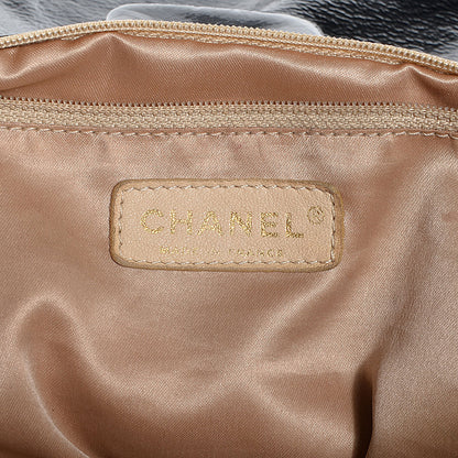 Chanel Vinyl Rock and Chain Medium Flap Black 6 of 7