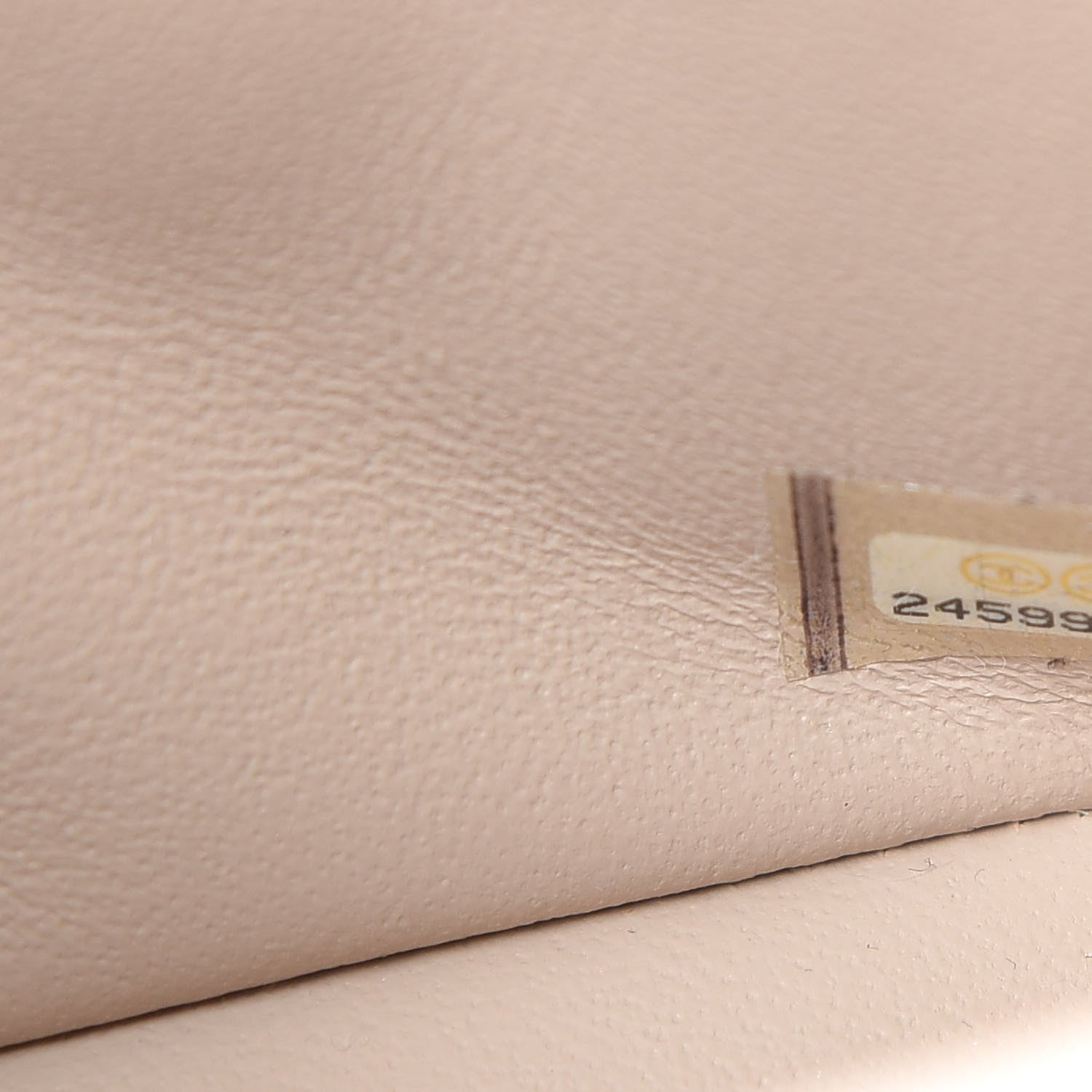 Chanel Lambskin Quilted Mini Rectangular Flap Light Beige 7 of 12