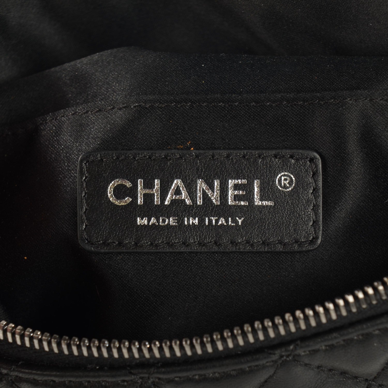 Chanel Lambskin Quilted Banane Waist Bag Fanny Pack Black 6 of 8